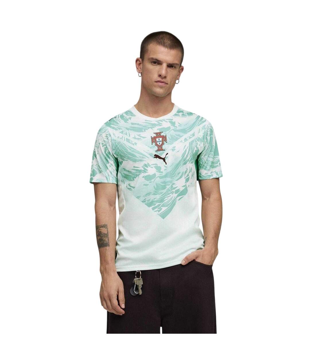 Mens Fifa World Cup 2026 Portugal Fc Away Shirt White Green Puma-1