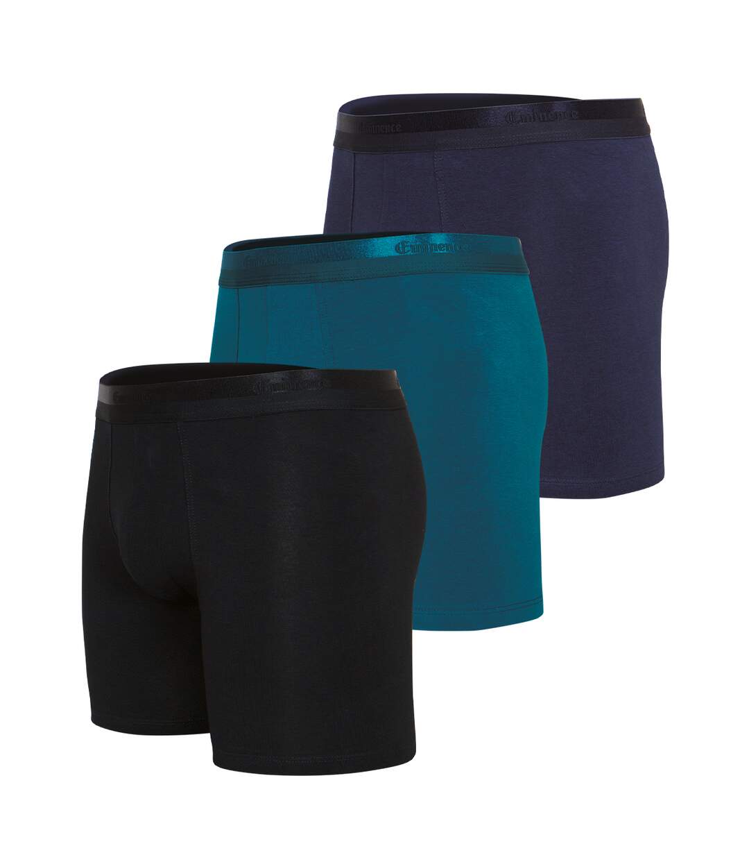 Lot de 3 boxers longs homme Studio Eminence-3