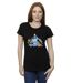 Disney T-shirt en coton motif oiseaux Lilo & Stitch Femme/Femme (Noir) - UTBI25900-2