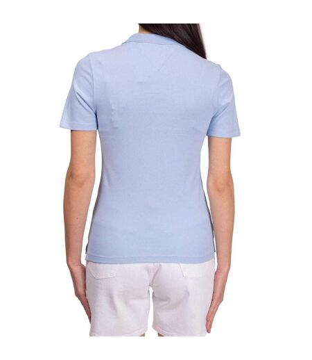 Polo Femme Bleu Clair Tommy Hilfiger