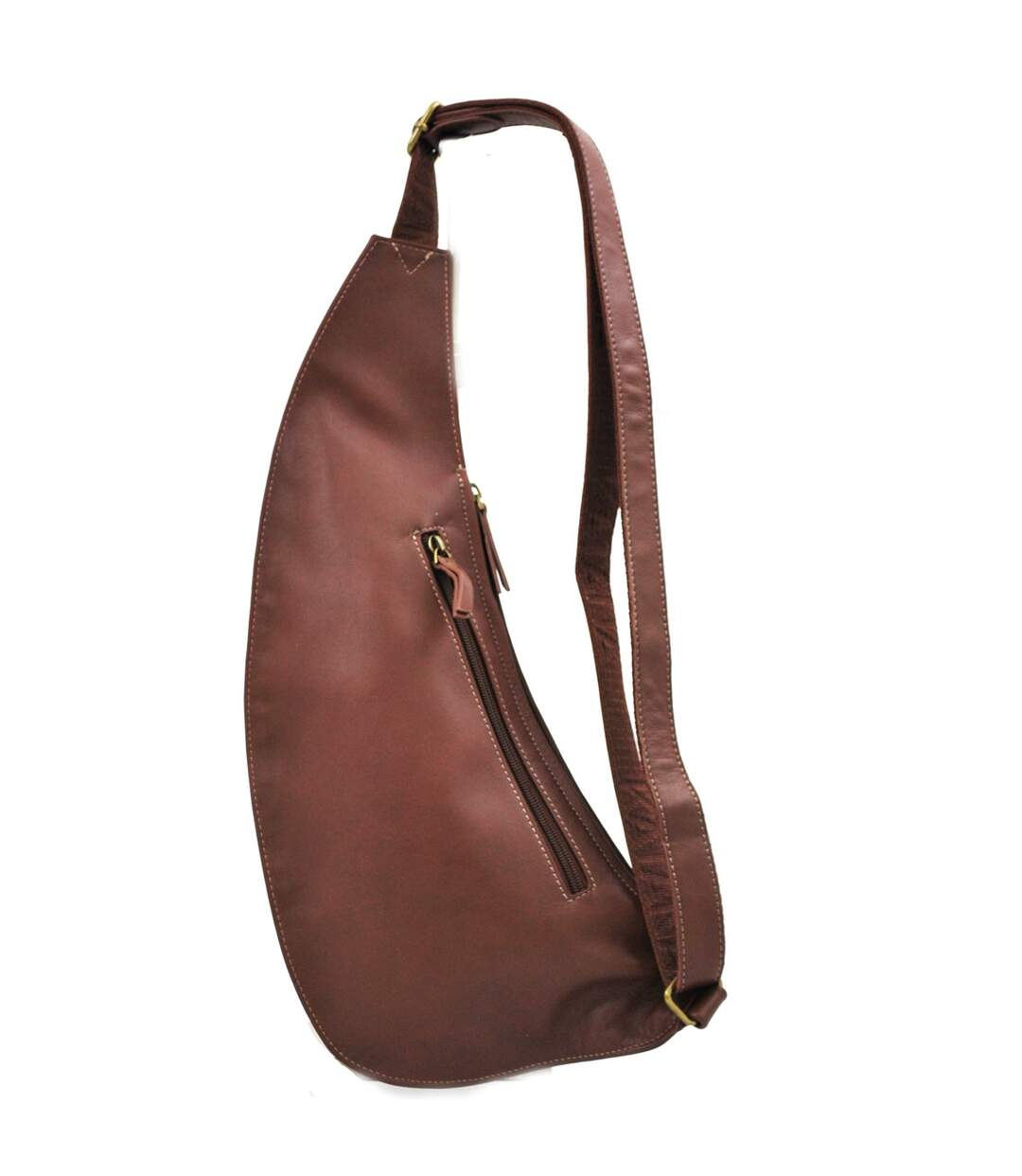 Katana - Sac body homme en cuir - marron - 6472-2