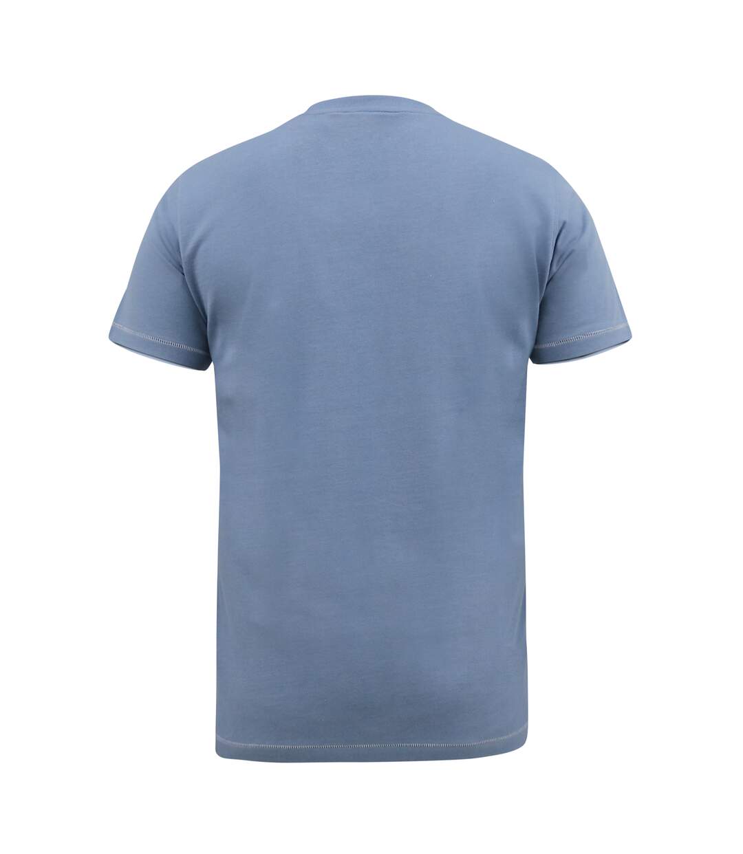 T-shirt norfolk beach scene homme bleu denim chiné Duke-2