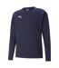 Mens Teamliga Long-sleeved T-shirt Peacoat Blue White Puma-1