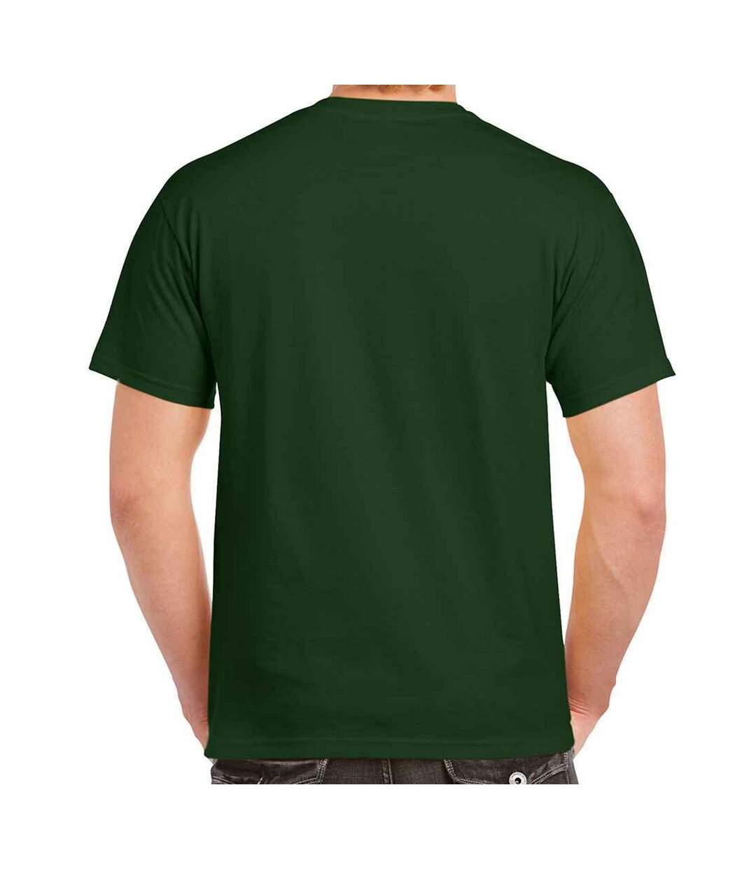 T-shirt Adulte Vert Forêt Gildan-2