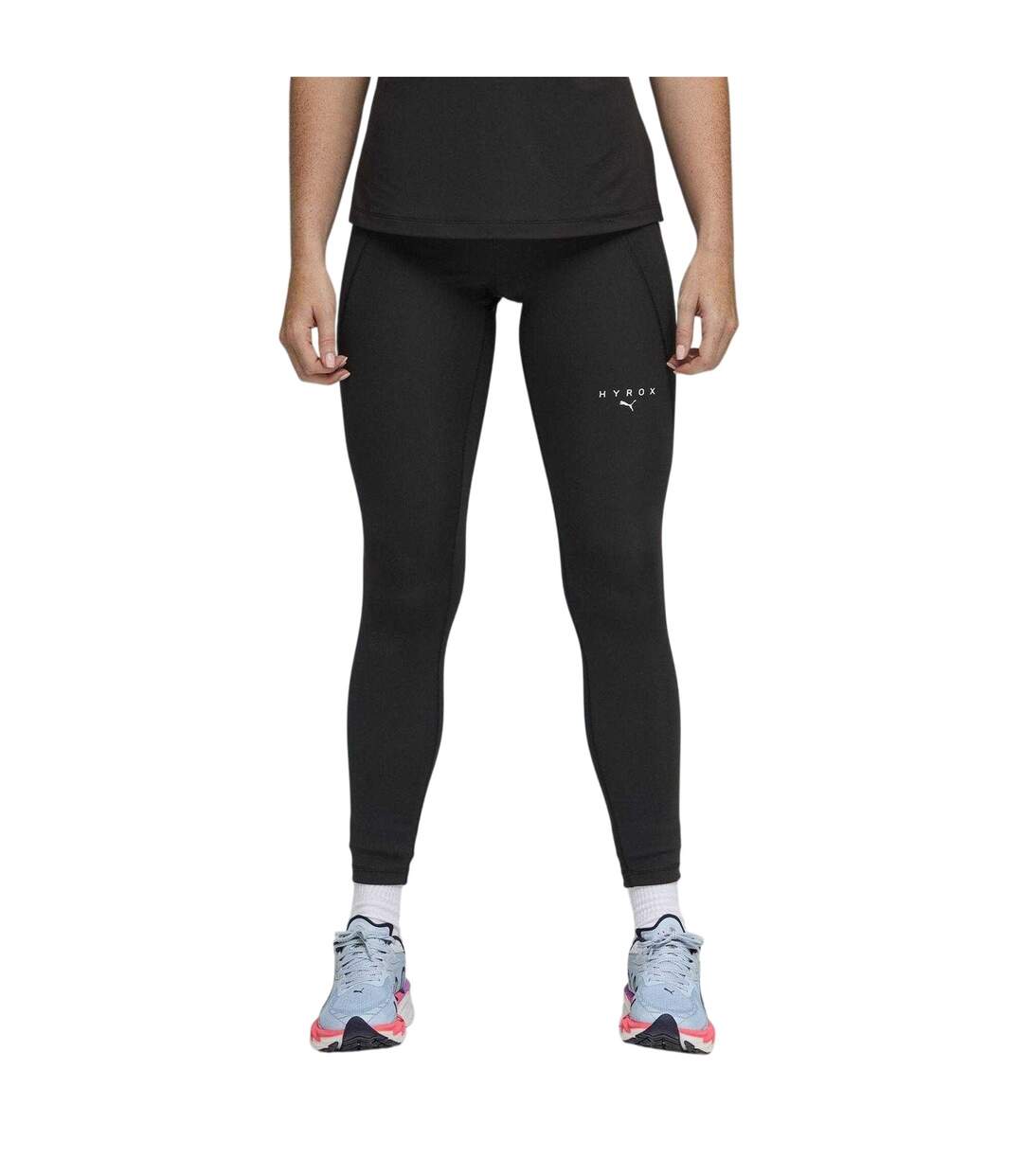 Womens/ladies Hyrox Essentials Tights Black Puma-1