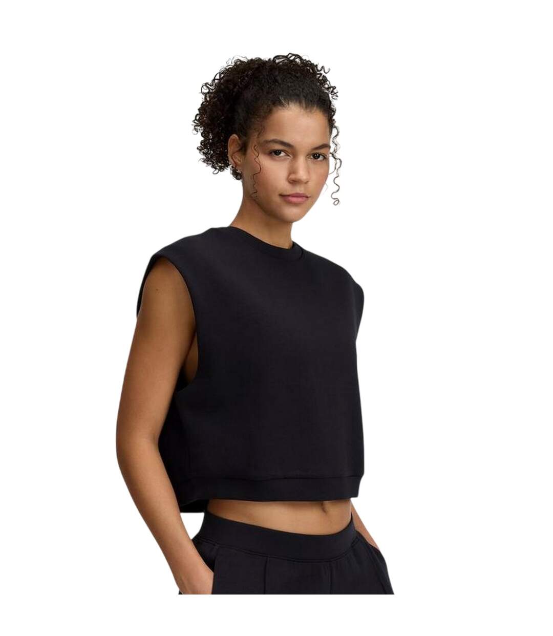 Pull Sans Manches Unstoppable Femme Noir Under Armour-1