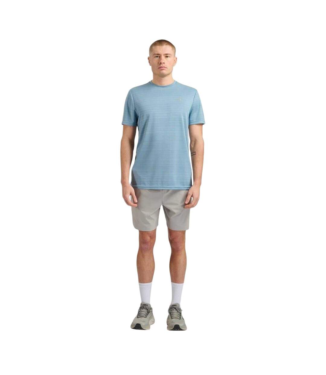 Short De Course Elliot Tech Homme Gris Chiné ALTRYN-1