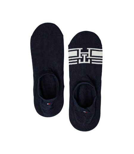 Socquettes Discrètes Motif/style Logo Contrasté Homme Bleu Marine Tommy Hilfiger