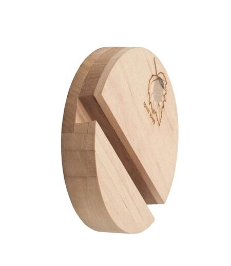 Grow round seed wood mobile phone stand one size wood MidOcean
