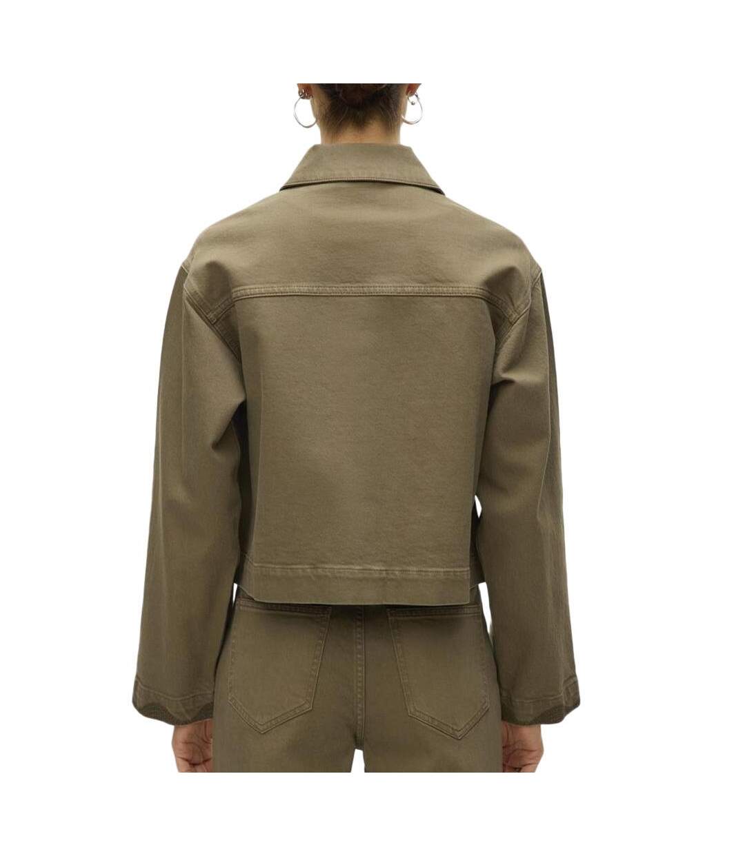 Veste kaki femme vero moda mtylla-2