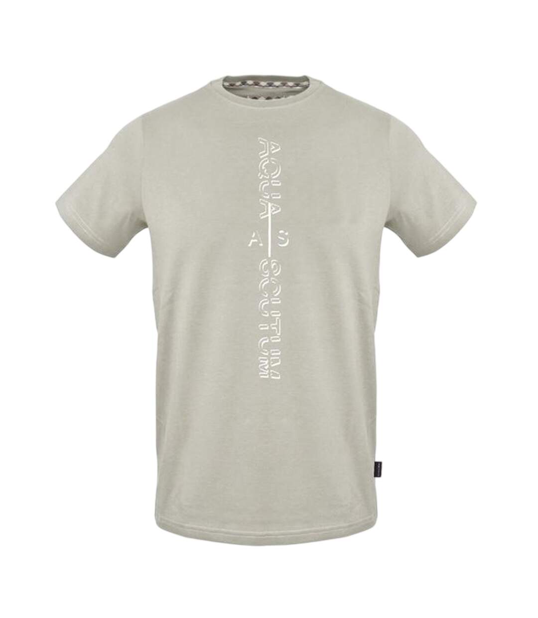 T-shirt Motif/style Logo Homme Gris Aquascutum-1