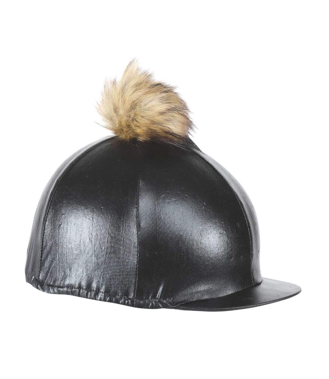 Metallic Hat Cover Black Shires-1
