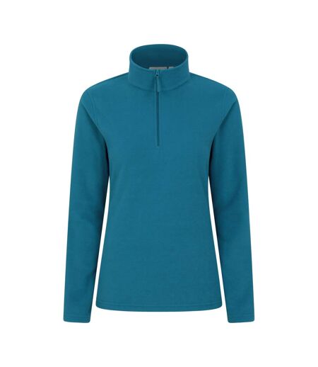 Womens/ladies Camber Ii Fleece Top Dark Teal Mountain Warehouse