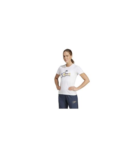T-shirt 50ème Anniversaire Marathon Femme Blanc Adidas