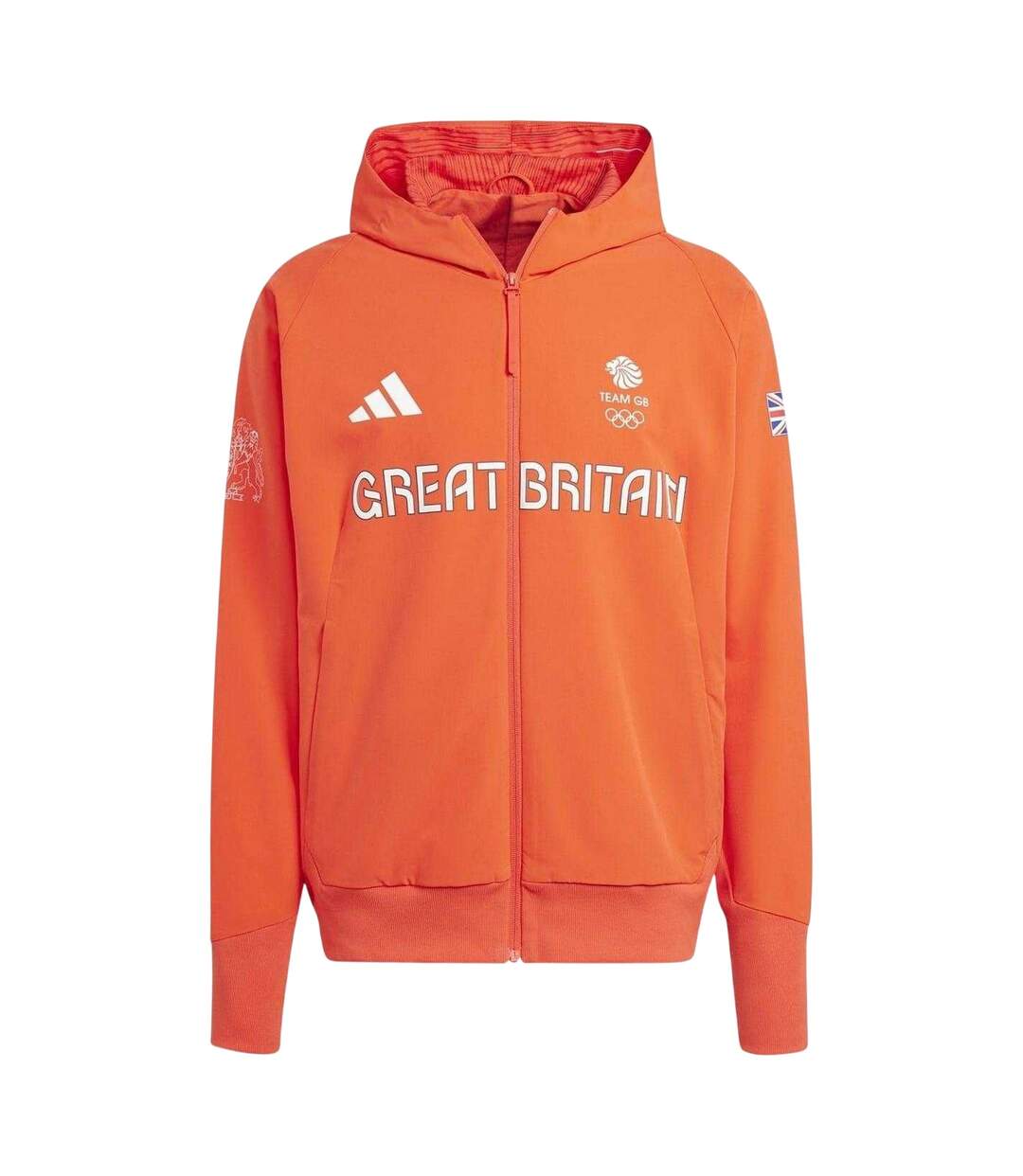 Veste À Capuche Motif/style Team Gb Z.n.e. Homme Rouge Adidas-2