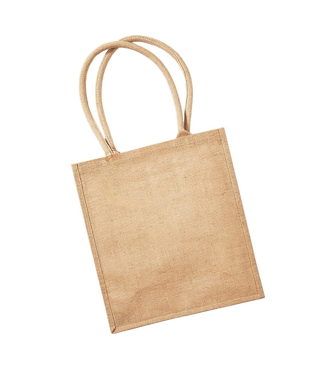 Boutique Jute Shopper Bag One Size Natural Westford Mill-2