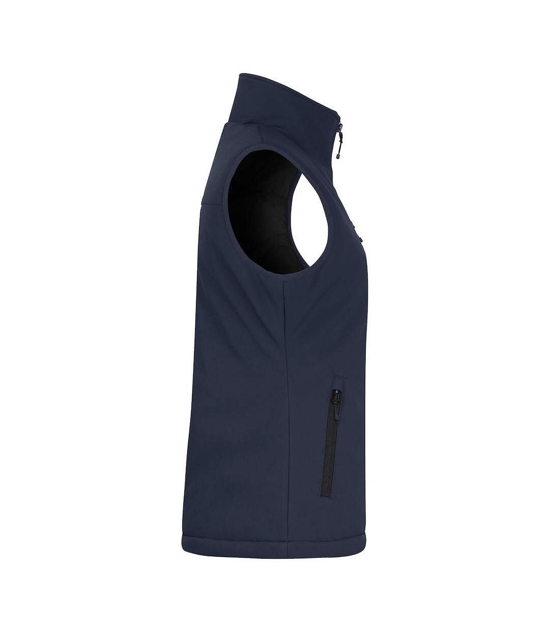 Veste Sans Manches Femme Bleu Marine Foncé Clique-4