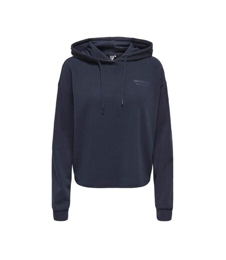 Sweat à capuche marine femme  only play life