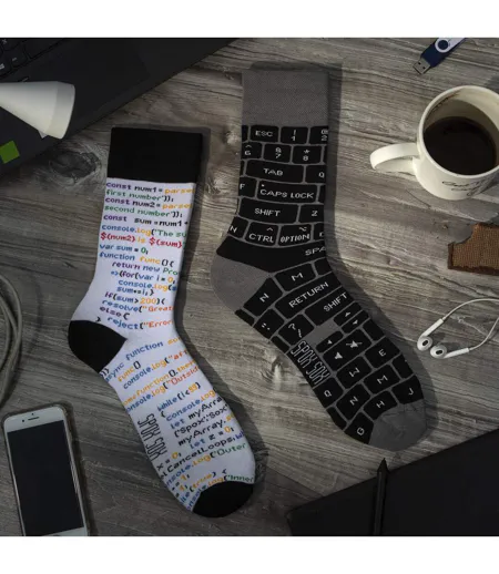 SPOX SOX - Chaussettes fantaisie dépareillées | Hommes & Femmes | Développeur