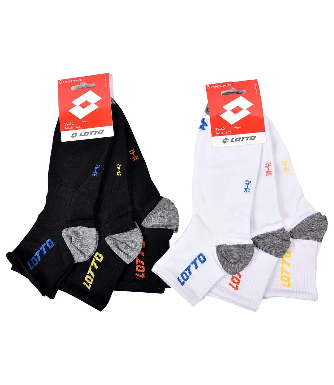 Chaussettes Homme LOTTO Pack de 6 paires QUARTER 3014