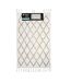 Tapis de Bain à Franges Latika 50x80cm Blanc-2