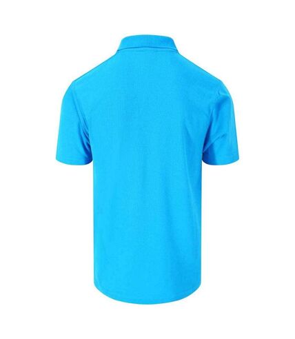 Polo manches courtes hommes turquoise vif Pro RTX