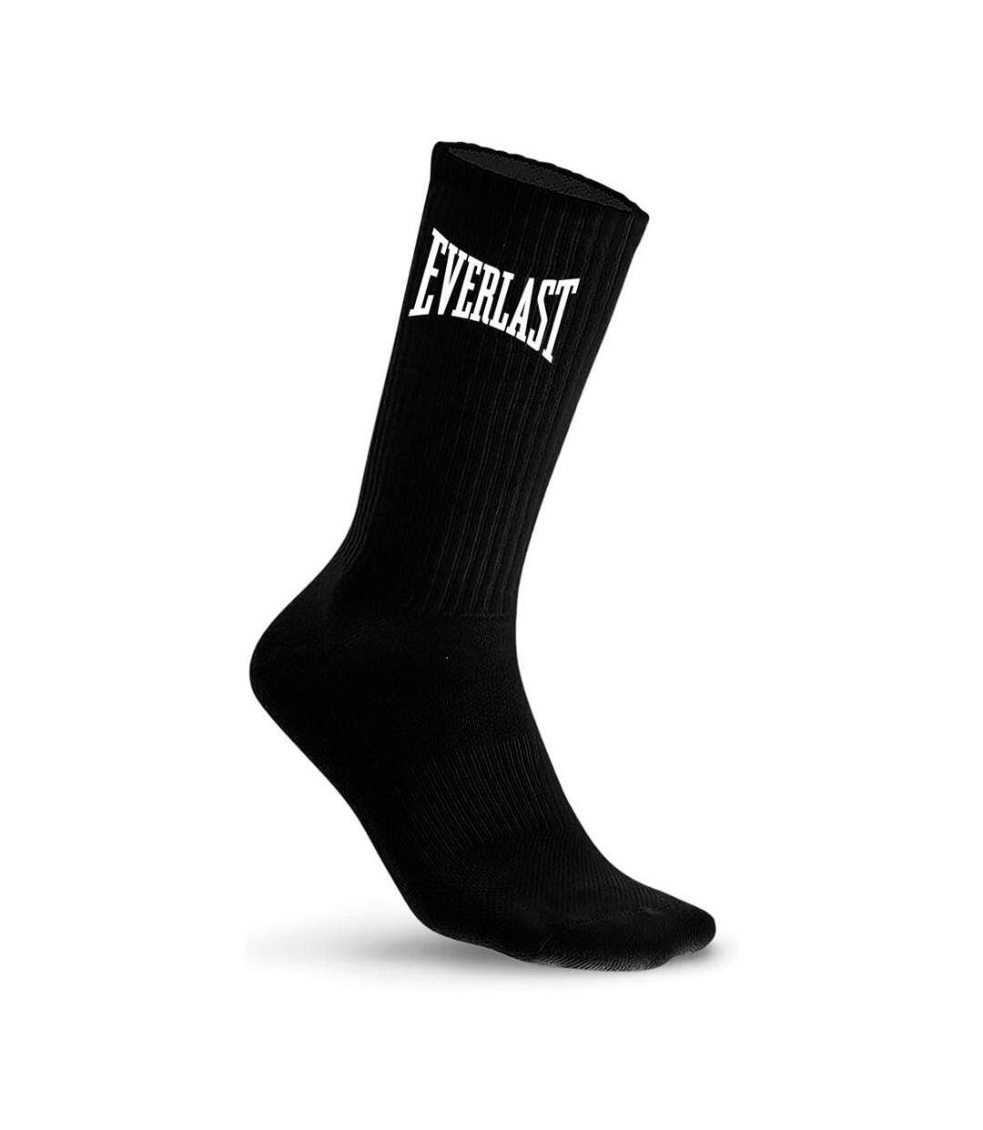 Lot de 6 paires de chaussettes noires homme everlast el063-1