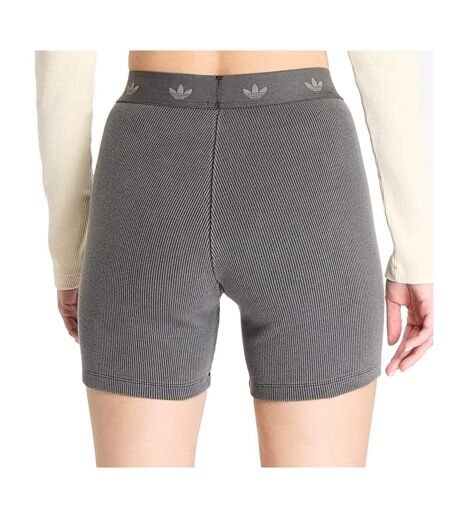 Short de sport gris femme adidas booty