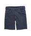 Result Mens Workguard Slim Chino Shorts (Navy Blue)