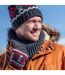 Cache-Cou Homme Épais Tricot avec Doublé Polaire-5
