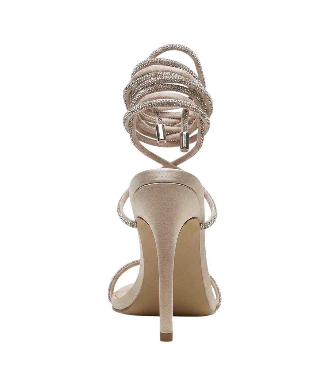 Womens/ladies Stiletto Heel Gladiator Sandals Champagne Gold Where´s That From-2