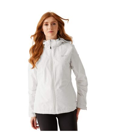 Womens/ladies Frelton Waterproof Jacket Blanc De Blanc Regatta