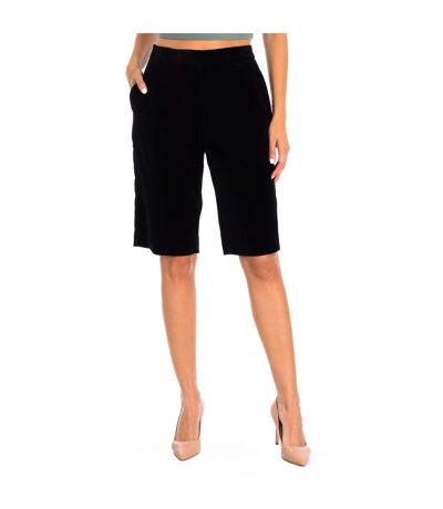 Shorts with velvet texture 6Z2P822N78Z woman