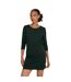 Robe Courte Brill Femme Vert Pin Only-2