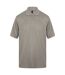 Henbury Mens Coolplus® Pique Polo Shirt (Heather Gray)