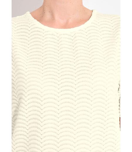 T-shirt maille reliéfée motif  écailles