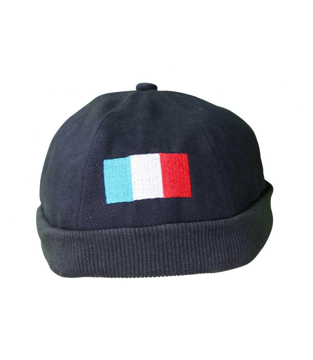 Bob - bonnet marin docker drapeau France - bleu-1