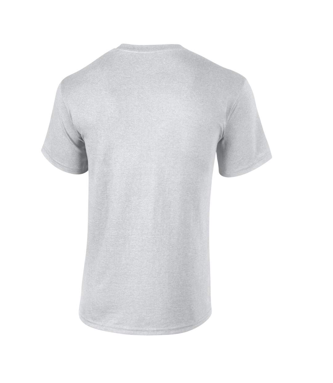 Mens Cotton T-shirt Ash Gildan-2