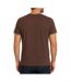 T-Shirt marron homme rms26 rayures-2