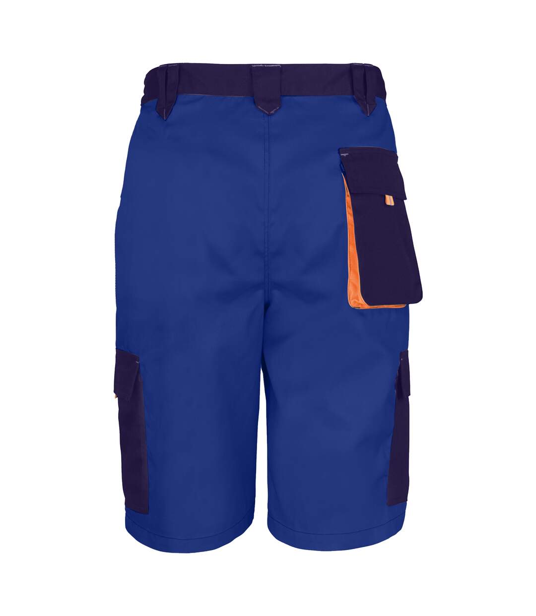 Result work-guard mens lite shorts royal blue/navy WORK-GUARD by Result