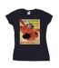 Disney - T-shirt BIG HERO BAYMAX FLYING BAYMAX NEWSPAPER - Femme (Bleu marine) - UTBI13049-1