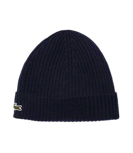 Bonnet Décontracté Motif/style Logo Brodé Adulte Bleu Marine Lacoste
