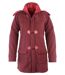 Manteau Polaire Femme style Caban SLOVENIE1B MAYFLOWER – Bordeaux-2