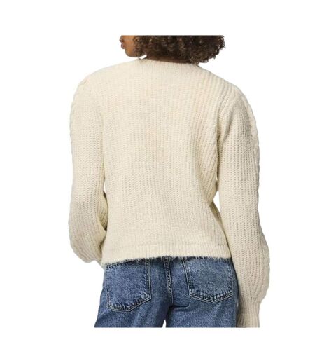 Gilet beige femme pieces cow