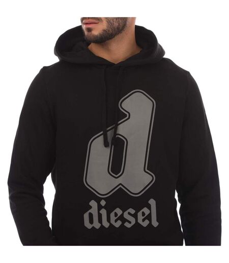 Sweat À Capuche S-ginnout 13-a Homme Noir Diesel