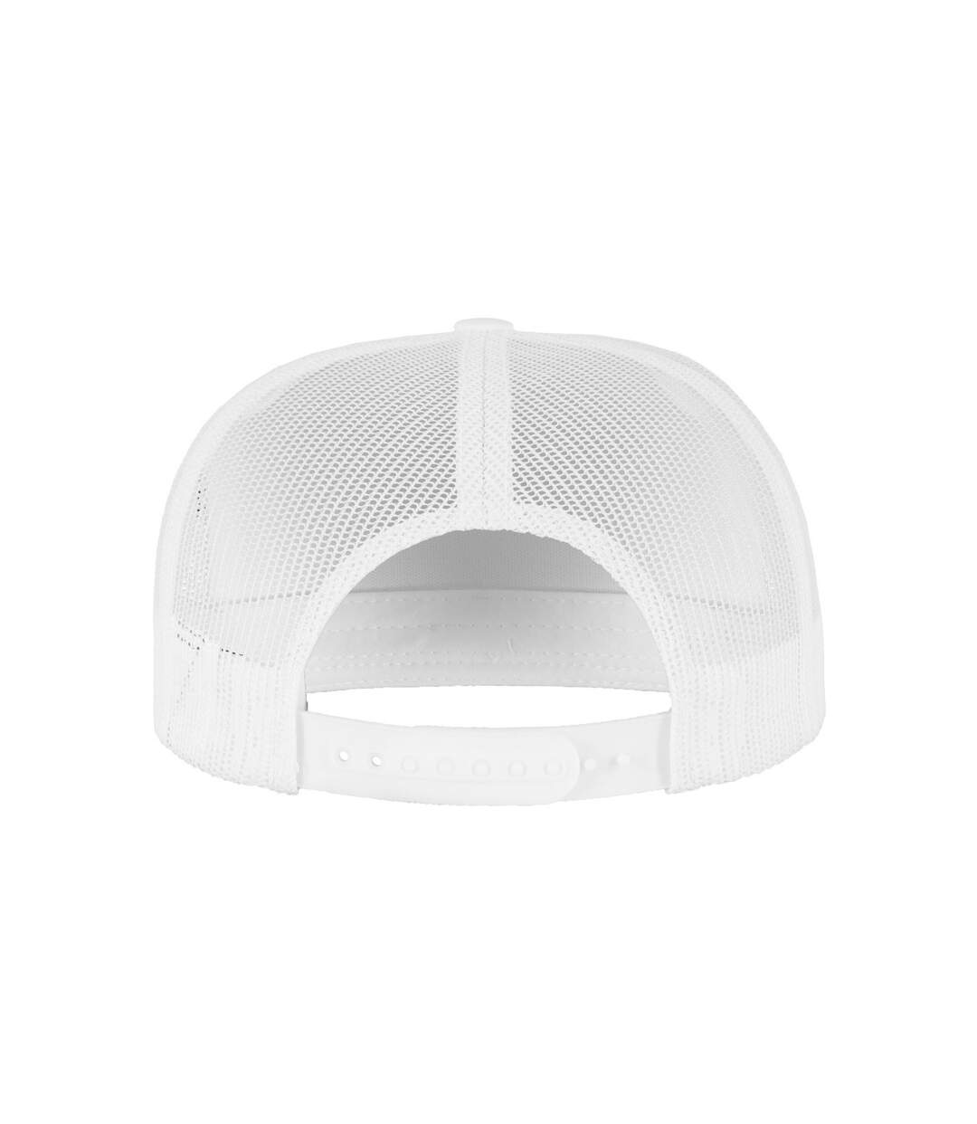 Unisex adult retro trucker cap white Flexfit-2