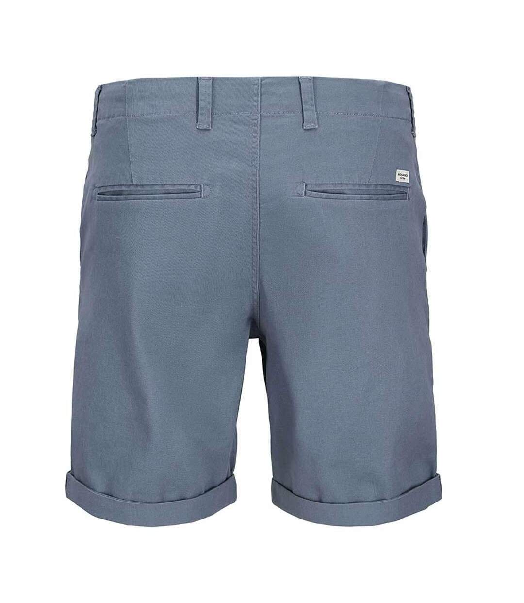 Short chino bleu grisé homme jack & jones 12242692-3