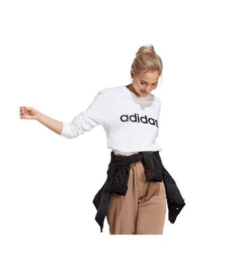 Sweat Essentials Femme Blanc Adidas