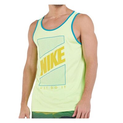 Débardeur Vert Homme Nike Tank - L