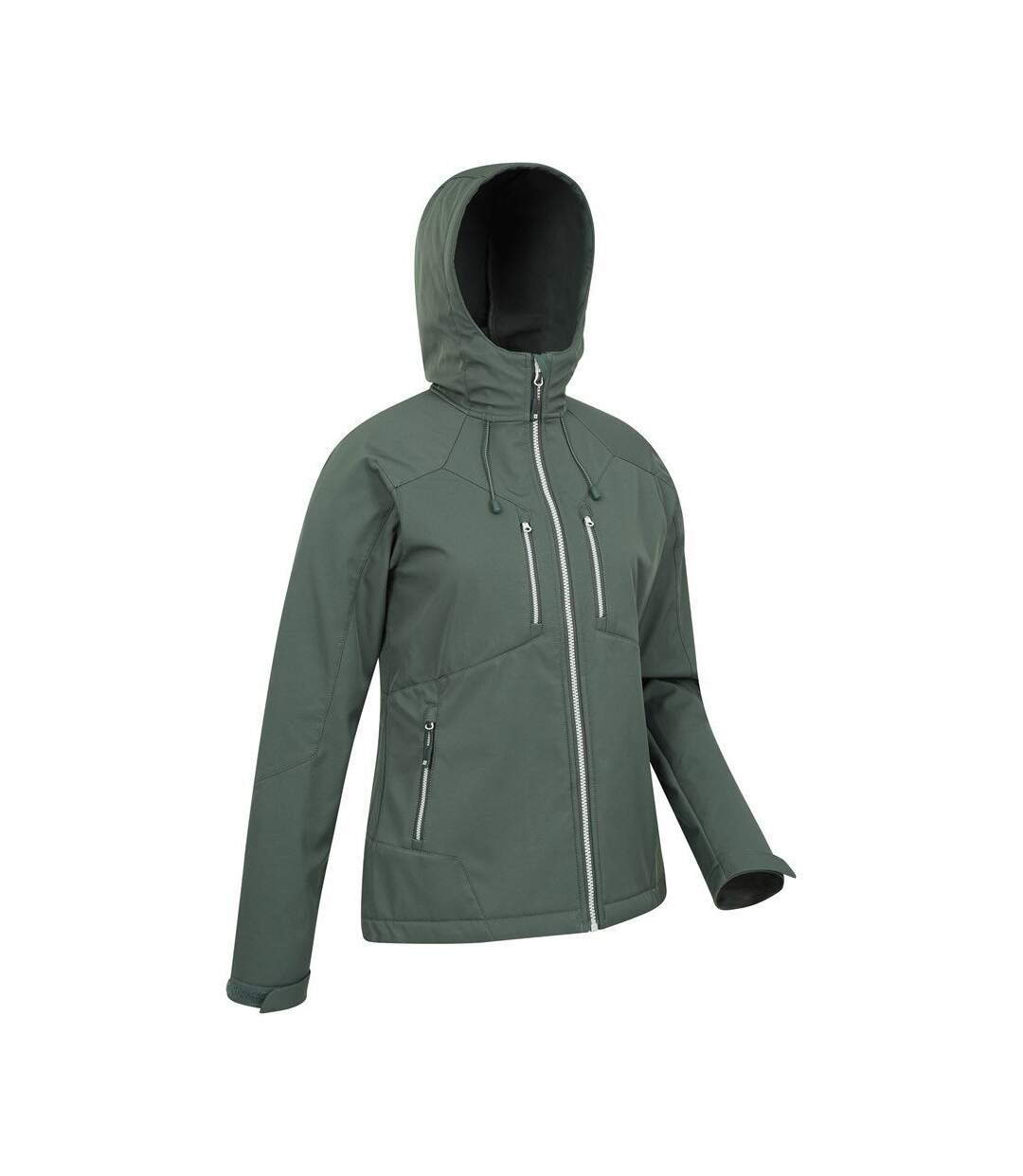 Veste softshell helsinki femme kaki Mountain Warehouse-4